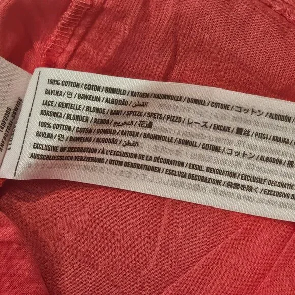 NWT Abercrombie & Fitch Sleeveless Red Top XS - Picture 6 of 6